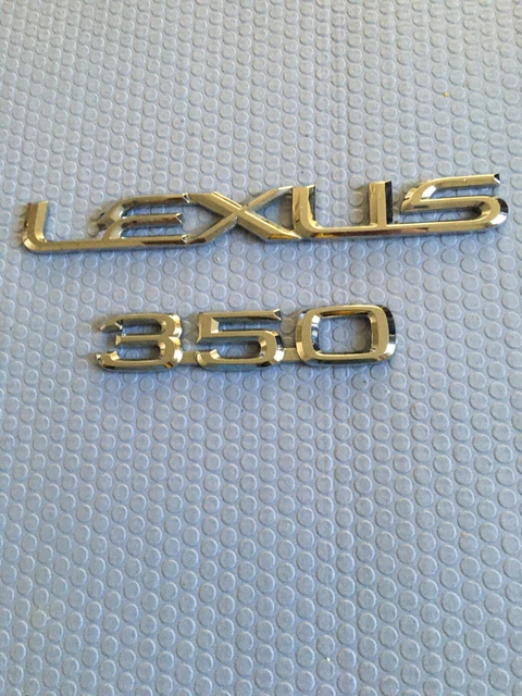 Lexus 350 Emblems Rear ? 8” And 4.5”