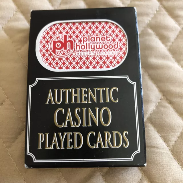 Planet Hollywood Vegas NV Authentic Casino Playing Cards (1) Deck Used