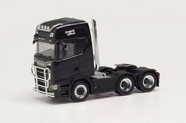 Camion Scania CS 20 HD Camion Miniature Scania Herpa - Modèle Collection Détailé - Édition Spéciale Trucker Babe Modèle échelle