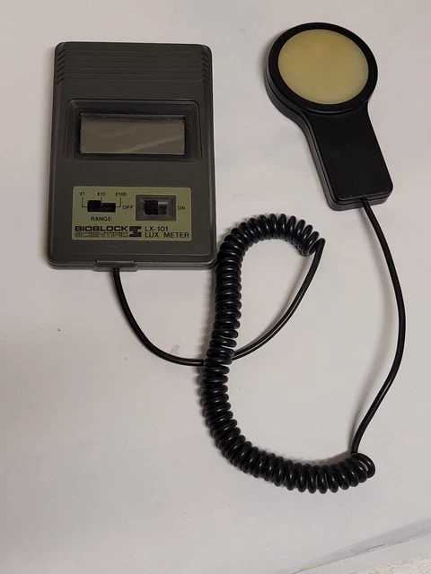 VINTAGE LUXMÈTRE / Testeur De Luminosité BIOBLOCK scientific LX-101 ...