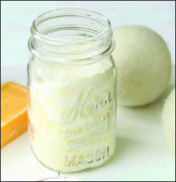 HOMEMADE POWDERED LAUNDRY Detergent w/ Scoop 80 Loads Orange Citrus All