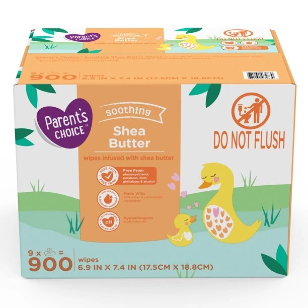 Parent's Choice Shea Butter Baby Wipes (900 Count) Parent's Choice Shea Butter Baby Wipes (900 Count)