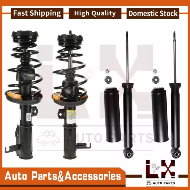 4PCS Monroe Rear Front Shock Absorber Strut Fits Chevrolet Malibu 2013