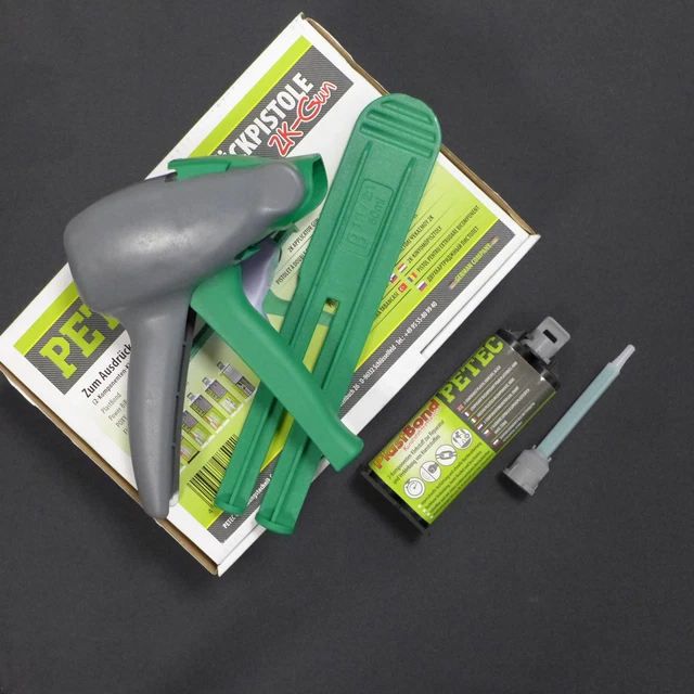 Petec Plastbond 2K Adesivo per Plastica + Ausdrückpistole 50ml 1x