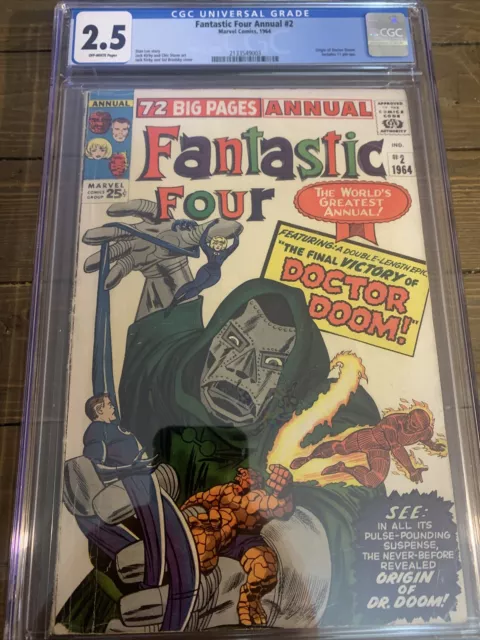 Fantastic Four Annual #2 CGC 2.5