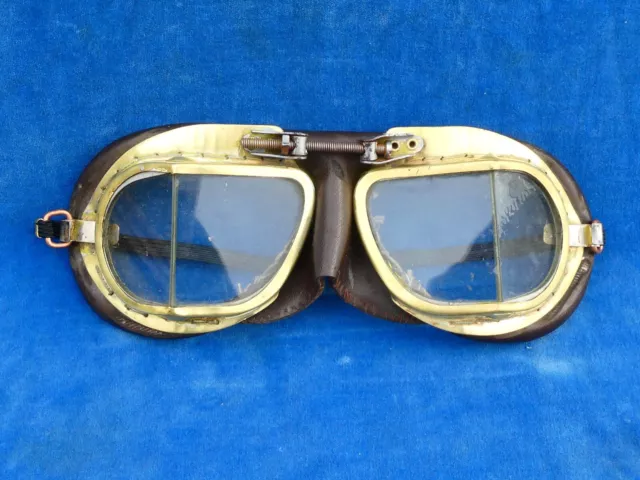 SUPERBE RARE ! LUNETTES ANCIENNES Old glasses - MOTO MOBYLETTE Bike Moped 2