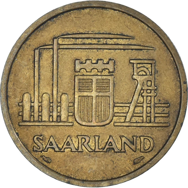 [#1339258] Coin, SAARLAND, 50 Franken, 1954