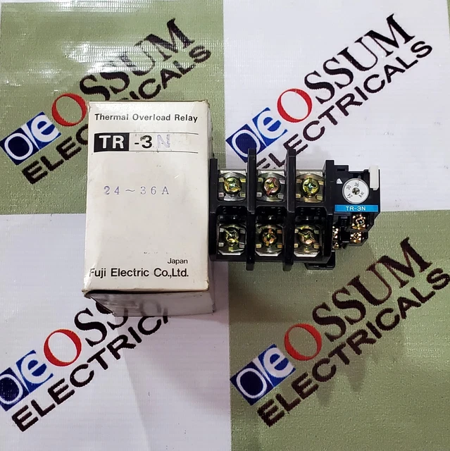 Overload Rellay Ranges FUJI ELECTRIC TR-3N Thermal Overload Relay Range 24-36A Free Fast ...