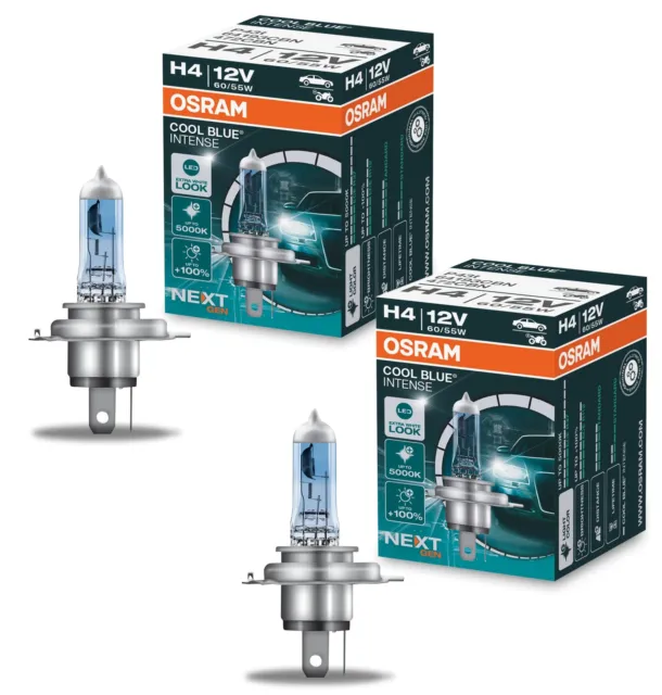 2x OSRAM H4 Cool Blue Intense 64193CBN-HCB Next Generation Xenon Optik 5000K