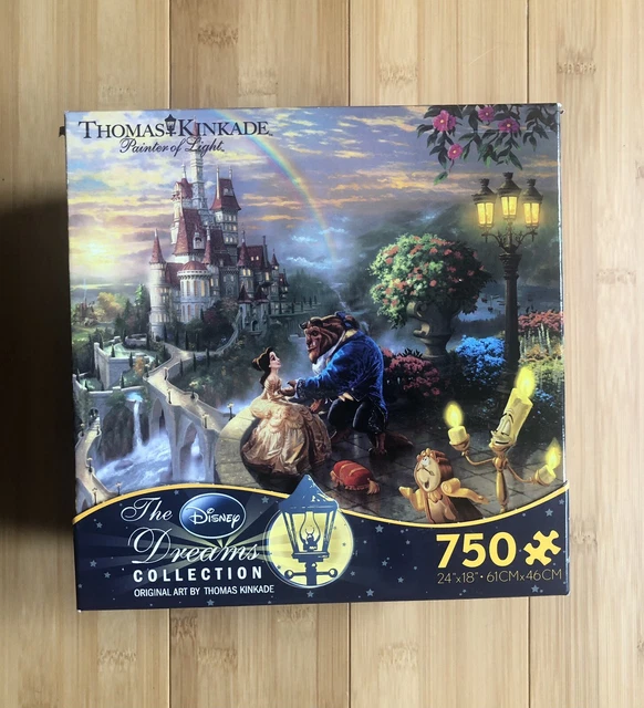THOMAS KINKADE DISNEY Beauty and the Beast jigsaw puzzle 1000pc £10.00