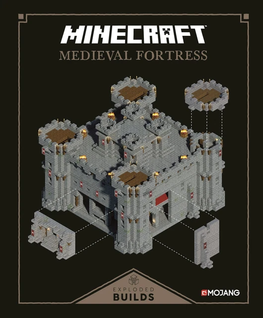 Official Minecraft Builds MINECRAFT: EXPLODED BUILDS: Medieval Fortress: An Official Minecraft ...