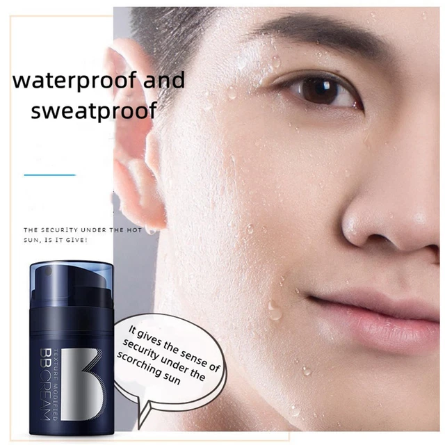 Base blanqueadora de maquillaje crema BB para hombre 50 g N5D2