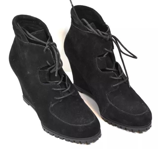 Women's STEVEN by Steve Madden Wardin Black Suede 7.5 3