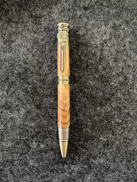 American Patriot Pen made out of Olive Wood from Bethlehem 