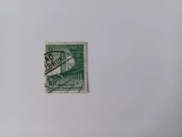 Briefmarke Deutsches Reich 1938 Mi 666 Turn-Sportfest Breslau gestempelt 38