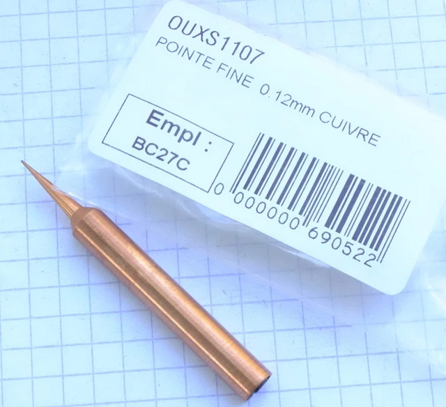 Pointe Conique Weller RTM001CNW 0,1 Mm - Neuf En Emballage D'origine