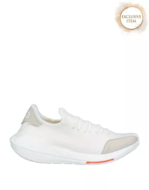 RRP€280 Y-3 YOHJI YAMAMOTO x ADIDAS Canvas Sneakers US7 UK6.5 EU40 White Logo