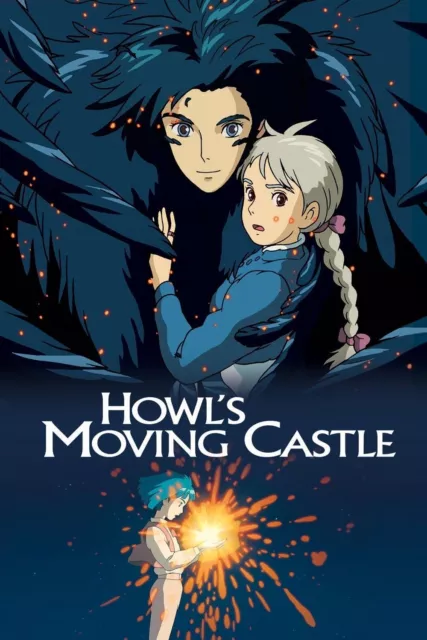 Il Castello Errante Di Howl Film Anime 2004 Poster Locandina 45X32Cm Ghibli