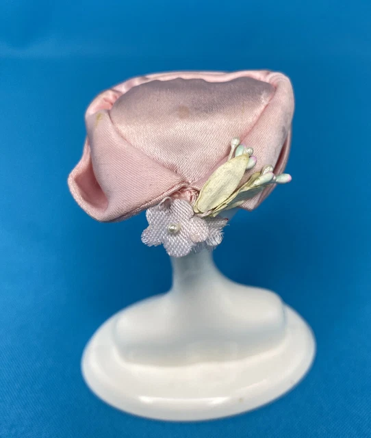Vintage Barbie FASHION LUNCHEON #1656 PINK SATIN HAT w Flowers ORIGINAL Japan Vintage Barbie FASHION LUNCHEON #1656 PINK SATIN HAT w Flowers ORIGINAL Japan