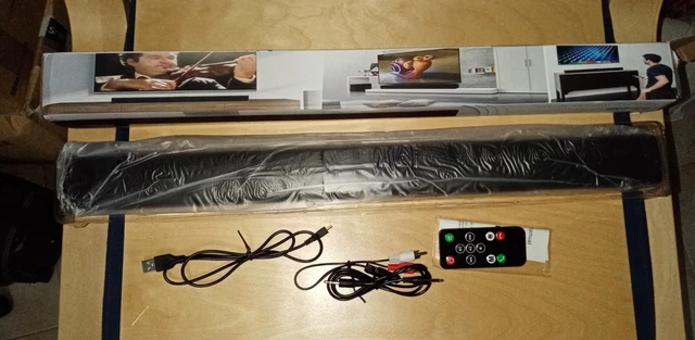 Barre son de 73cm pour TV avec télécommande et câbles