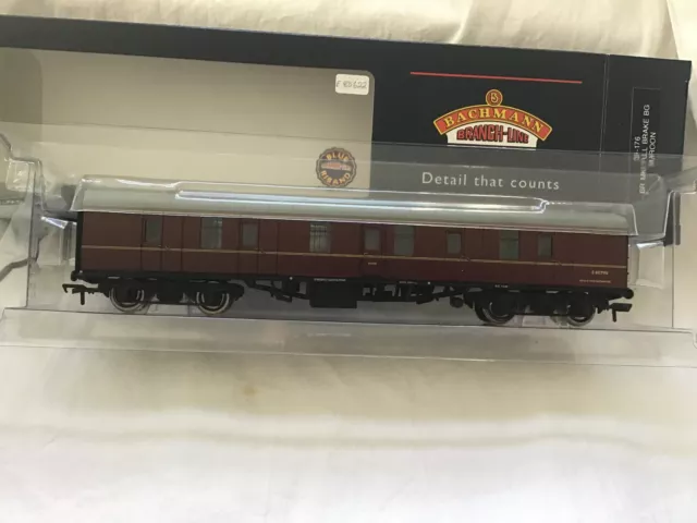 Bachmann 39-176 Br Mk1 Bg Maroon Full Brake Coach - Boxed