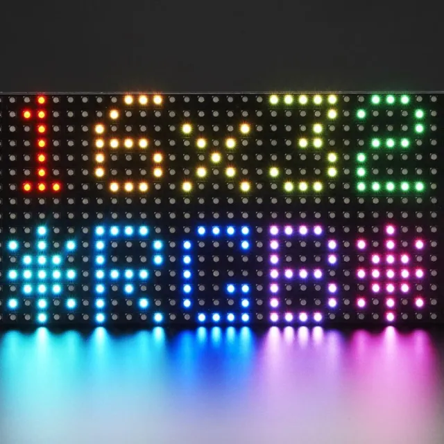 Adafruit 16x32 RGB LED Matrix Panel, 512 Light LEDS, 6mm Grid Dimension, 420