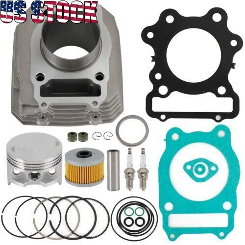 Complete Top End Cylinder Kit For Honda Atv Trx 300 Fourtrax, Fw 1988-2000 U3