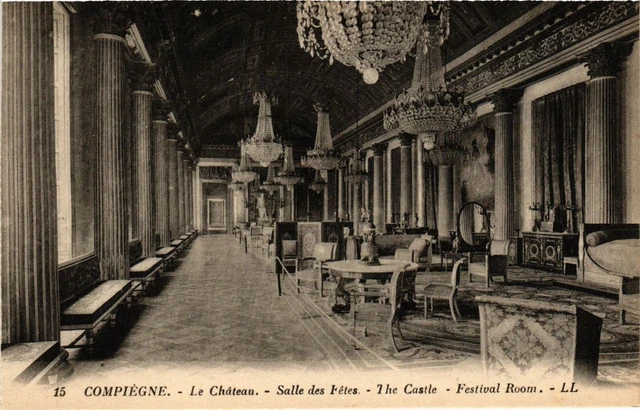 CPA COMPIEGNE Le Chateau Salle des Fetes The Castle Festival Room (291426)