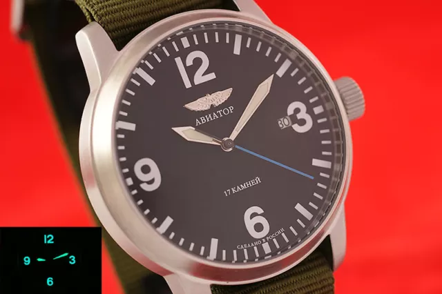 Montre aviator russe cheap