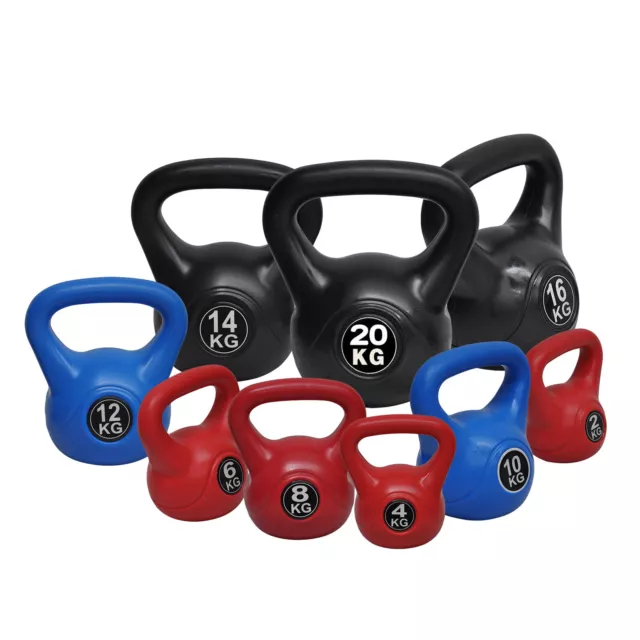 4kg x 2 / 6kg / 8kg / 10kg / 12kg / 14kg / 16kg / 20kg Kettlebell Weight Gym