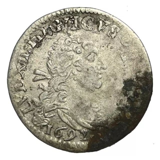 FRANCE. Louis XIV "The Sun King", Silver 4 Sols, Dated 1692