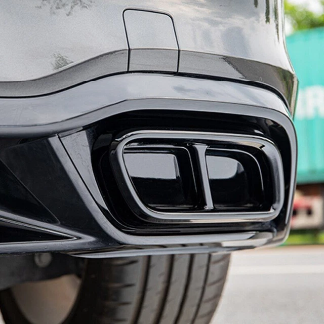 Voiture Arrière Échappement Tuyau Silencieux Pointe ABS Housse Bord Pour Golf 8