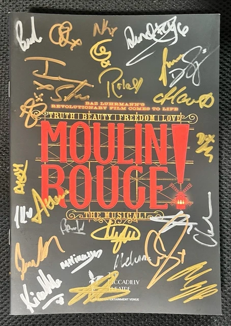 2025 Rouge MOULIN ROUGE LONDON Signed 2025-2026 Piccadilly Theatre Programme £42. ...
