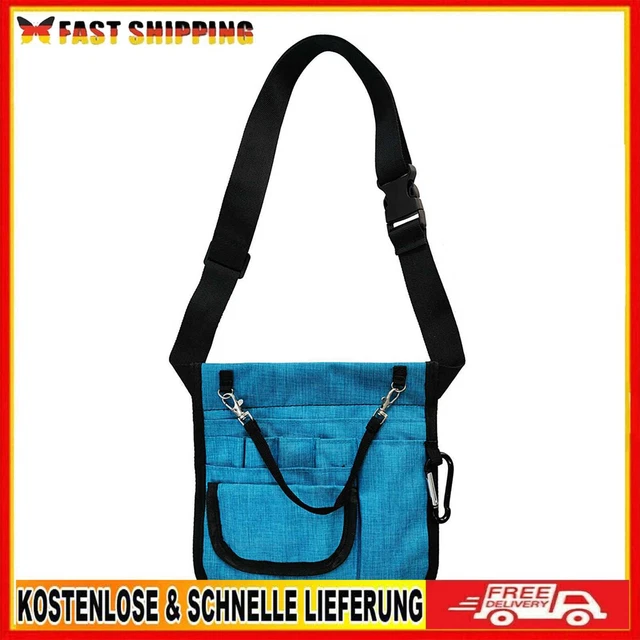 Borsa da cintura infermiera Fanny Pack infermiera utility - impermeabile (azzurro)