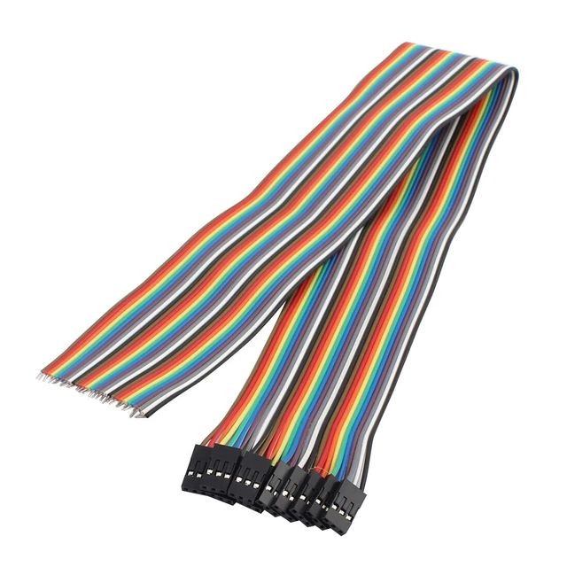 10pcs 3P switching wire female head tape cable Pi pic slot 40cm long