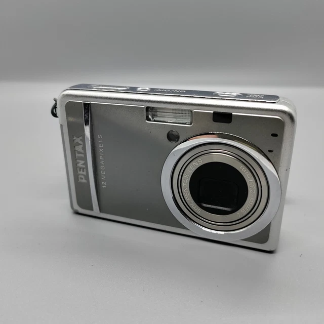 Pentax Optio S12 12,0 megapixel fotocamera digitale compatta argento testato 2