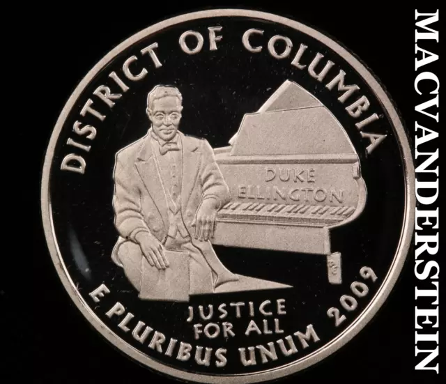 2009-S Silver District of Colombia Quarter-Gem Proof Lustrous #N9829