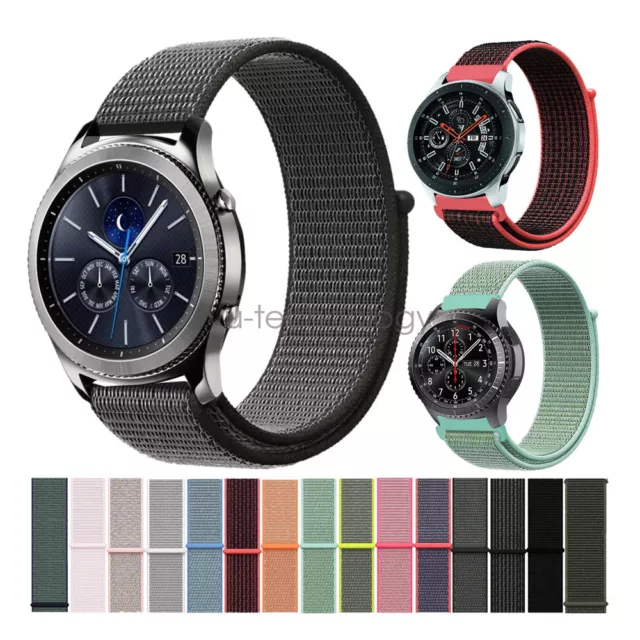 Nuovo braccialetto sportivo in nylon tessuto per cinturino orologio Samsung Gear S3 Galaxy