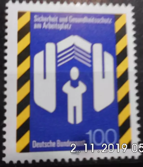 Bund Mi.- Nr. 1649 postfrisch  14.1.1993 Europ. Jahr für Sicherheit und Gesundh.