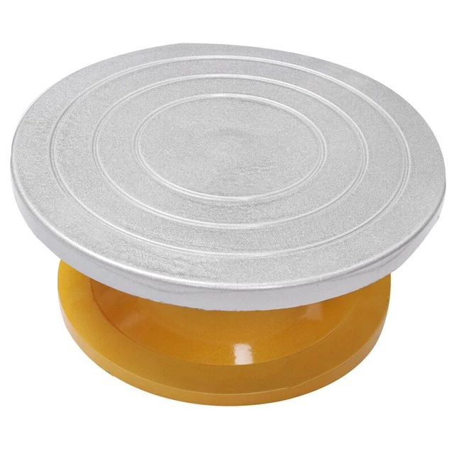 Giradischi Per Ceramica In Plastica A Doppio Uso, Diametro 11,5 Cm, Con Cuscinetto A Sfere, Ruota Girevole Liscia E Silenziosa Per Hobbistica E Modellismo