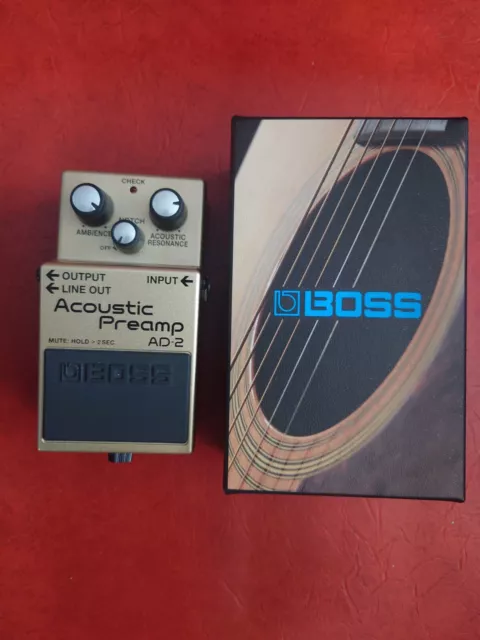 Boss AD-2 Acoustic Preamp Guitar Effects Pedal