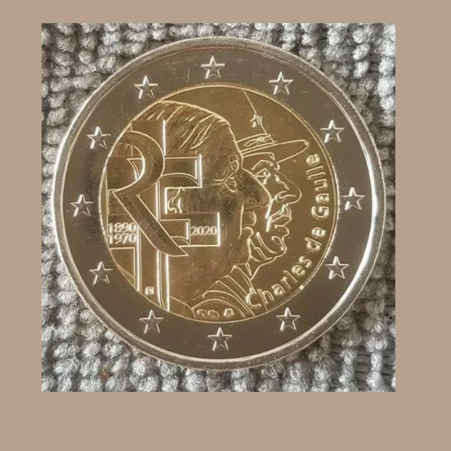 2 Euro Münze Charles De Gaulle Wert PIECE RARE 2 euros 2020 Charles De Gaulle 10.000 Exemplaires