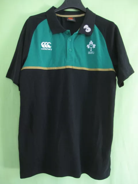 Polo Rugby Irlande IRFU Irish Canterbury Jersey Vintage Maillot - M