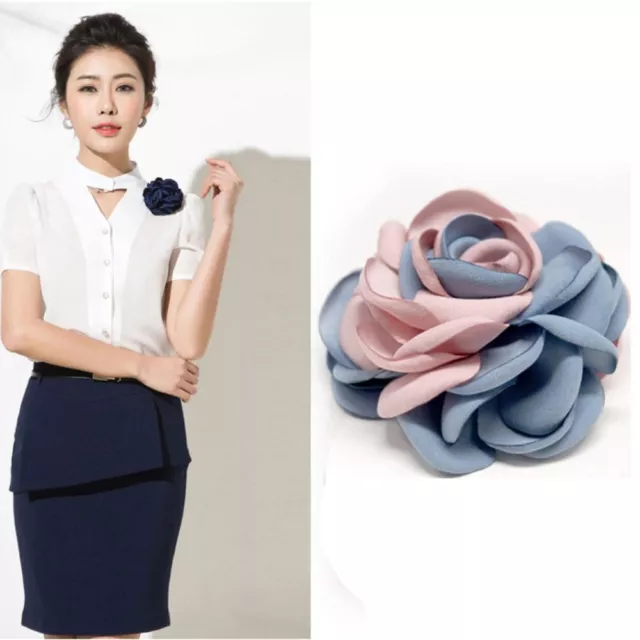 CLOTH HIGH-END BREAST Brooch Women Suits Lapel Pin Fabric Flowers ...