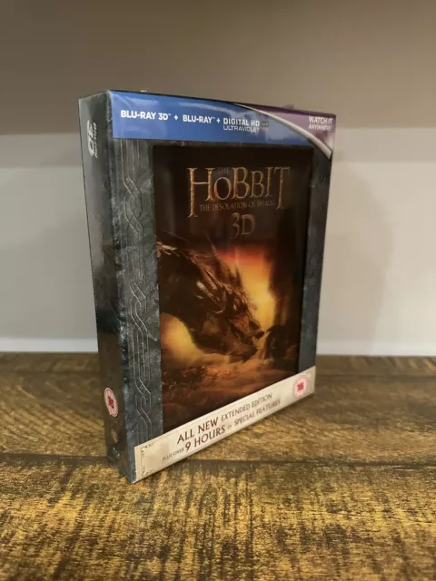 The Hobbit: Desolation Of Smaug - Extended Edition (Blu-ray) NEW & SEALED