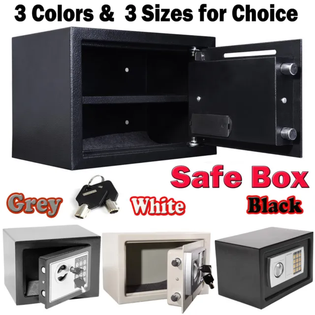 Heavy Duty POS Cash Till Drawer Tray Removable Insert Electronic Safety Box Lock 2