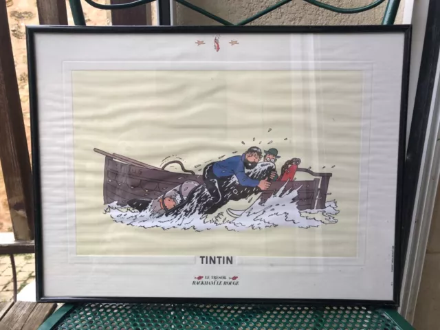 Tintin Le Trésor De Rackham Le Rouge Cadre Tintin 1996 Hergé Moulinsart.