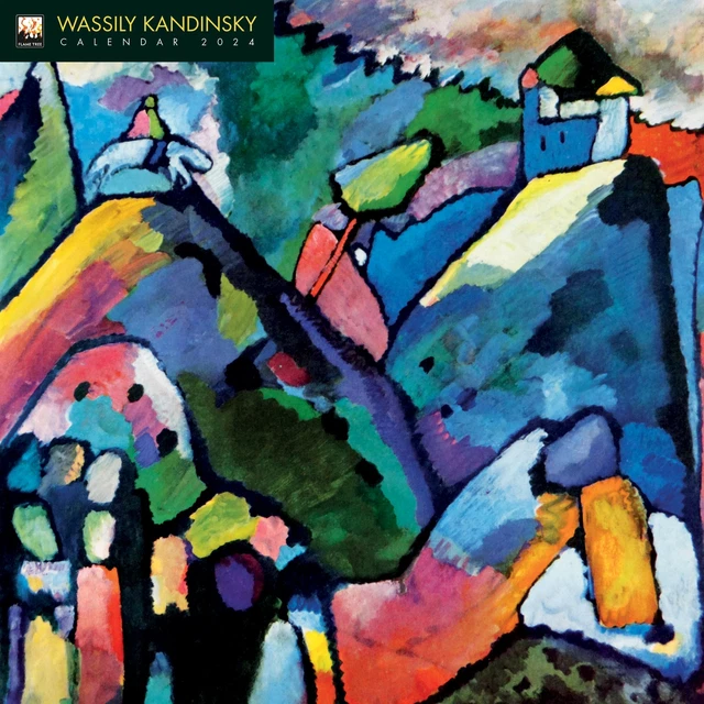 WASSILY KANDINSKY WALL Calendar 2024 (Art Calendar) Free Tracked