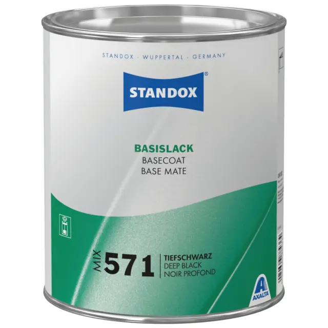 Standox Standocryl Basislack Mix 571 Tiefschwarz 3,5 Liter