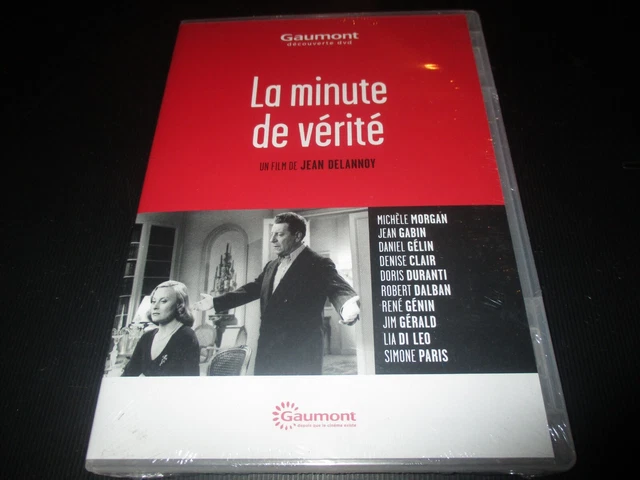 DVD NEUF "LA MINUTE DE VERITE" Michele MORGAN, Daniel GELIN, Jean GABIN